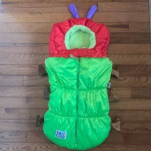 Very Hungry Caterpillar baby stroller bunting
